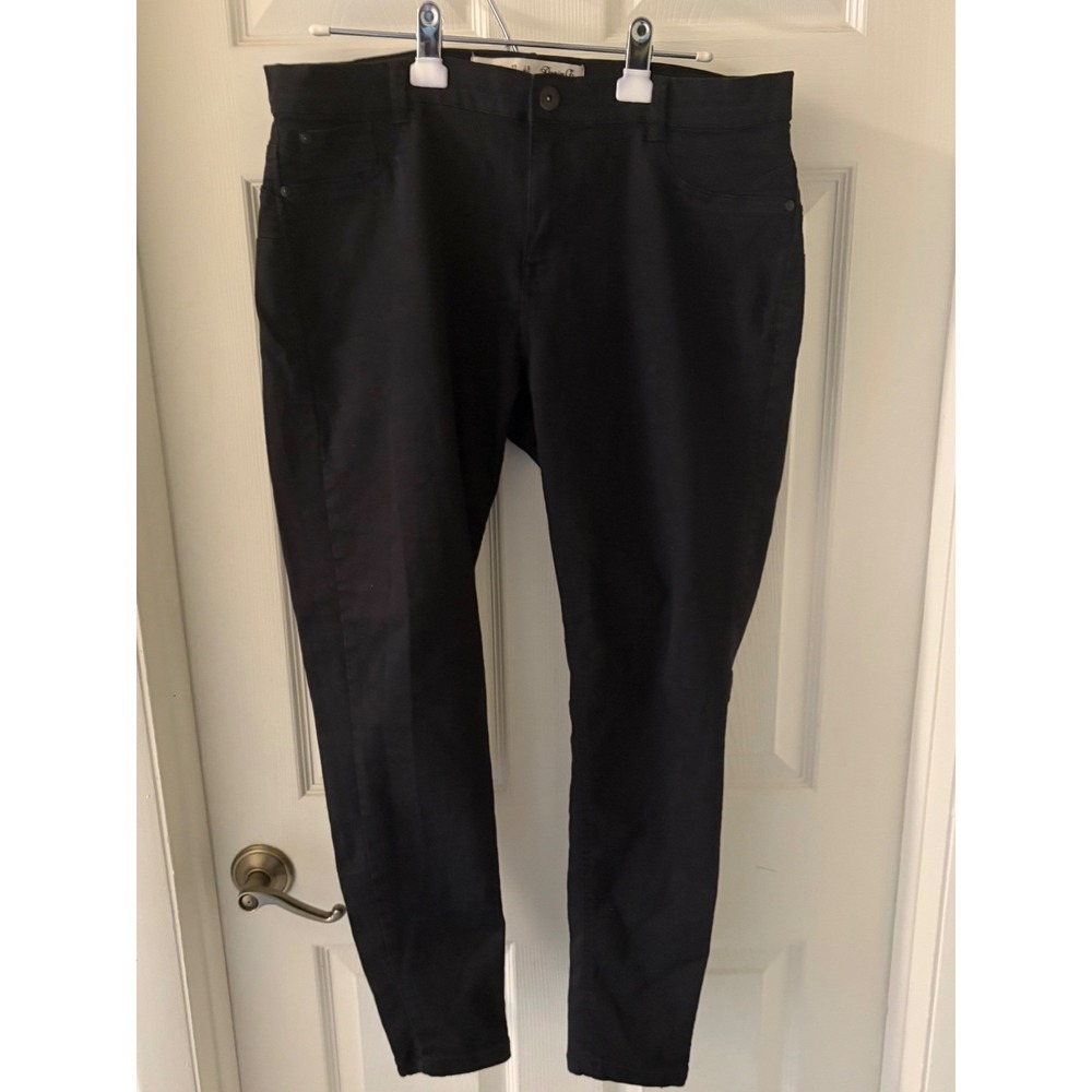 Primark Denim Co Women's US 12 Black Stretch Jeans UK 16 EUR 44
